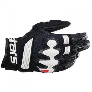 Alpinestars Halo Adventure Motorcycle Gloves - Black/White XL