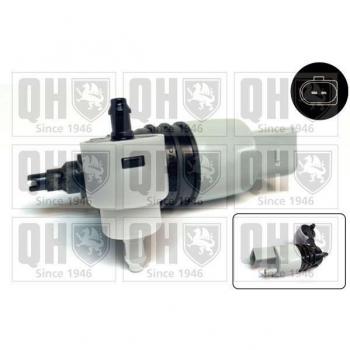 Bomba de agua de lavado Quinton Hazell QWP080 para parabrisas, compatible con FIAT, MINI y JEEP