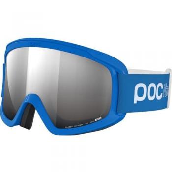 POCito Opsin Kids Ski Goggles with Clarity Partly Sunny Silver Lens - Fluorescent Blue