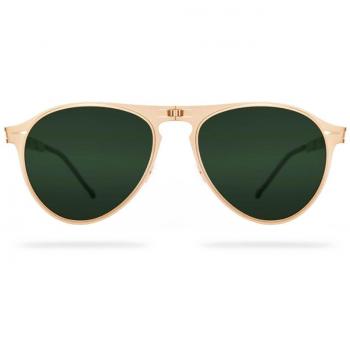 ROAV Galaxy 1001 Earhart Folding Gold Polarized Men's Sunglasses 55mm