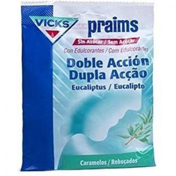Vicks Praims Limón Caramelo Duro con Mentol Bolsa 72g