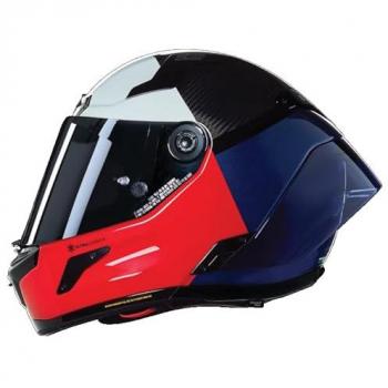 Casco Integral Nolan X-804 RS Ultra Carbon Rojo Azul Blanco XL