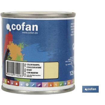 Esmalte Sintético de Alta Calidad Cofan 125 Ml Color Marfil