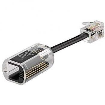 Adaptador Desenredador de Cable RJ10 Anti-Twist para Teléfono con Cavo 30mm