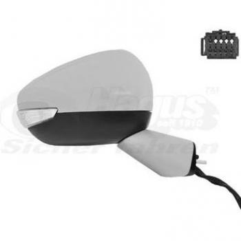 Espejo retrovisor VAN WEZEL 0979808 - Espejo lateral para automóvil, diseño específico para modelo de vehículo, incluye soporte y cristal reflectante, fabricado con materiales de alta calidad para mayor durabilidad y resistencia a impactos