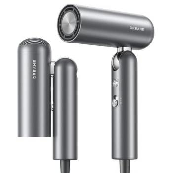Secador de Pelo Dreame Pocket Neo 1300 W Plegable Alta Velocidad 110,000 RPM 2 Accesorios Gris