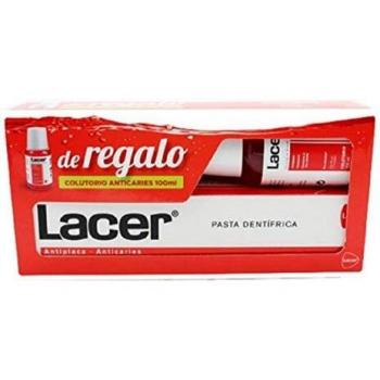 Lacer Anticaries Fluoride Toothpaste 125ml + Free Mouthwash 100ml