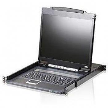ATEN CL3000N-ATA-XG 1-PORT CONMUTADOR KVM CONSOLA LCD DE 19'' NEGRO