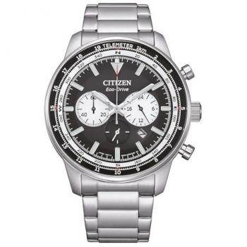 Reloj Citizen Hombre CA4500-91E - Cronógrafo Aviación, Eco Drive, Acero Inoxidable, Color Negro