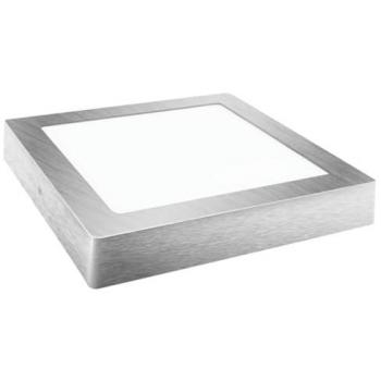 Downlight LED Superficie Cuadrada Plata 24W Luz Fría