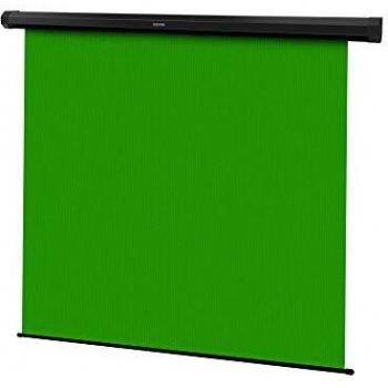 Chroma Verde Ozone Chroma X80 - Diseñado para Streaming y Fotografia Profesional - 150x180cm, Sistema motorizado, Fondo Intercativo, No Reflectante, Antiarrugas