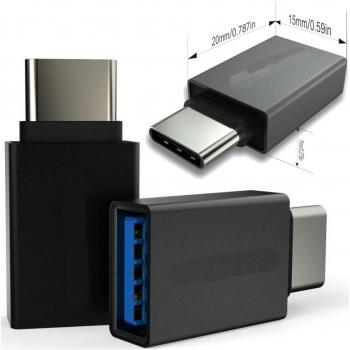 Adaptador Type-C OTG Macho a USB A 2.1 Femenino
