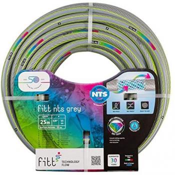 Manguera de Jardín Suinga NTS Grey 25mm 25m - Flexible, Resistente a Cortes y 5 Capas Anti-UV