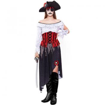 Disfraz de Pirata Zombie para mujer