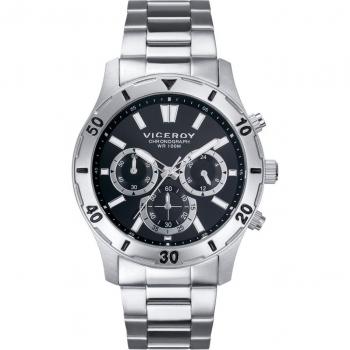 Viceroy - Reloj de hombre Heat de acero con cronógrafo