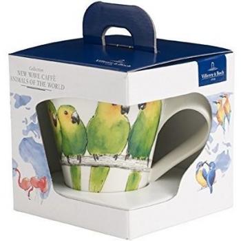 Taza con Asas Villeroy & Boch NewWave Caffè Parroqueto Marrón 300ml en Caja de Regalo