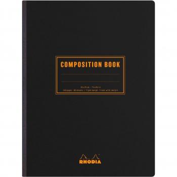 Cuaderno Composition Book B5 - Rhodia Classic - Cuadricula (5x5mm) - Negro