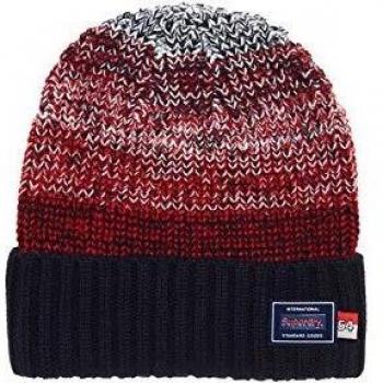 Superdry Stockholm Men's Blue-Red Beanie Multicolour