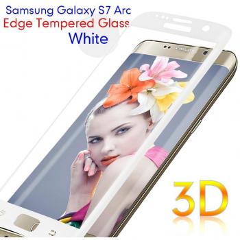 Samsung Galaxy S7 Edge Protector de Pantalla, TEFOMATE® Vidrio Templado Protector de Pantalla Completa Tempered Glass Screen Protector para Galaxy S7 Edge 5.5 [Curvado 3D]