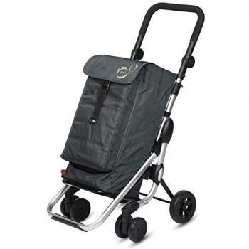 Playmarket Carro de la compra Go Up Basic, 110 cm, 39, 5 Litros, Gris Marengo