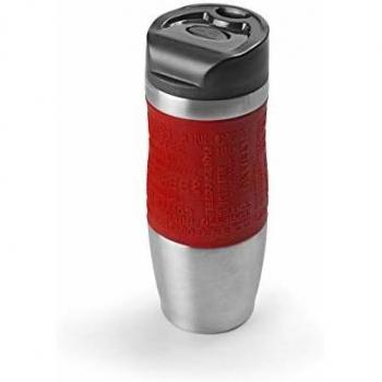 Vaso Térmico Isotérmico de Lujo, 400 ml, Color Rojo