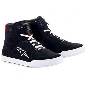 Alpinestars Chrome Motorcycle Shoes - Black/Blue/Grey