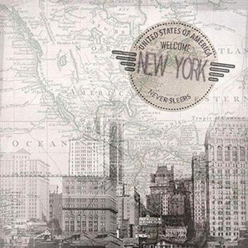 Ambiente-Pack de 20servilletas/servilletas-Nueva york-33x 33cm-3capas