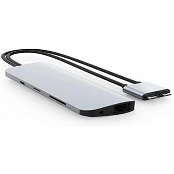 HyperDrive 10-in-2 USB C Docking Station, Dual HDMI 4K@60Hz, 60W USBC Power Delivery, Gigabit Ethernet