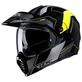 Casco Modular HJC C80 Rox MC4H - Negro Amarillo (XS)