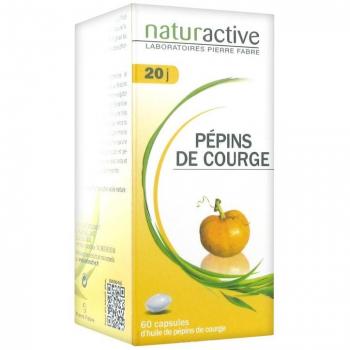 Cápsulas de Aceite de Pepitas de Calabaza Naturactive - 60 Unidades