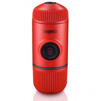 Máquina de Café Espresso Portátil Wacaco Nanopresso Roja, Presión Máxima de 18 Bar, Acción Manual con Piston, Ideal para Viajes