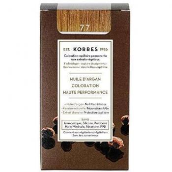KORRES Argan Oil Permanent Hair Dye - Mocha 7.7, 50 ml