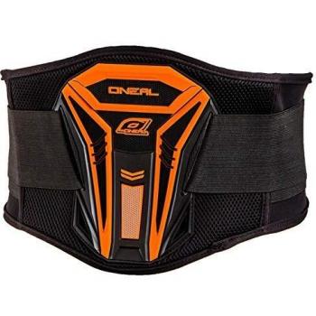O'NEAL | Cinturón de riñón | Motocross, Enduro, Motocicleta | Ajuste de Talla por Velcro, Forro de Lycra® | Cinturón de riñón PXR | Adultos | Naranja | Talla L/XL