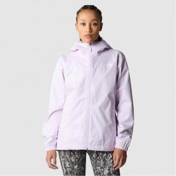 Chaqueta de mujer The North Face Quest DryVent blanca lila pálido, talla L