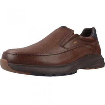 Mocasín Casual de Piel para Hombre Fluchos Triton F2064 Color Marrón Talla 46 con Suela de Goma