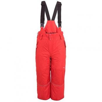 Trollkids Niños Pantalones Impermeables de Esquí/Pantalones de Nieve Telemark, Color Rojo Talla 4 años