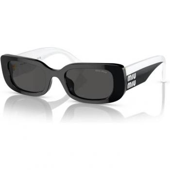 Miu Miu MU08YS 1AB5S0 Women's Square Black Sunglasses Size 51