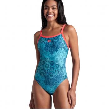 Bañador de mujer Arena Camo Kikko Swimsuit Challenge Back