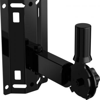 Electro-Voice Universal Wall Mount Bracket, Black Short Bracket (8 & 10)