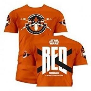 Camiseta Star Wars The Force Awakens Red Squad adulto