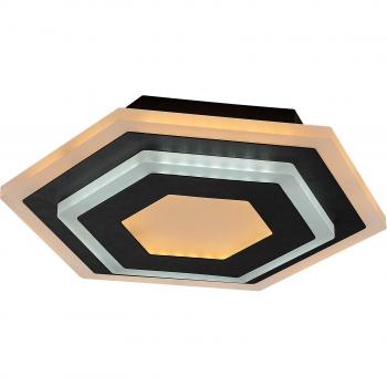 Plafón LED 23W Bitsi en Metal y Plástico, Doble Temperatura de Color 3000K/6000K, IP20, Negro