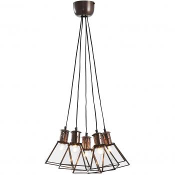 Kave Home Lámpara Techo Dial, cobre
