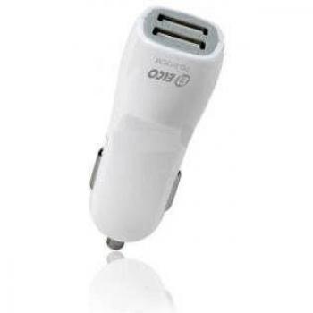 Cargador DE 2 USB para MECHERO DE Coche para MP3/4/5, MOVILES / TABLETAS