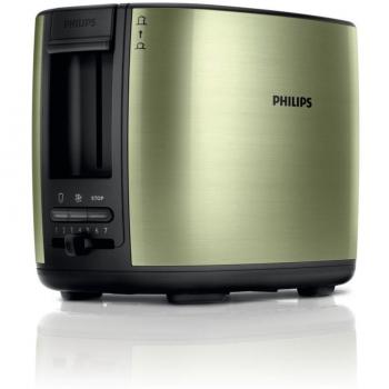 Philips HD2628/10 - Tostadora , 50 - 60 Hz, 220 - 240 V, negro y gris