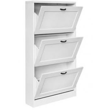 Zapatero Dune Blanco 3 Puertas 130cm