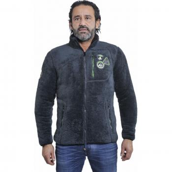 Peak Mountain Coral Sherpa Fleece Jacket Cavian