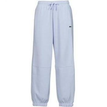Pantalón de chándal jogger en piqué de doble cara azul claro para mujer de Lacoste