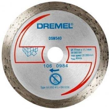 Dremel DSM540 - Disco de corte de diamante, accesorio para sierra circular con 20 mm de profundidad de corte para herramienta DSM20 para cortar ladrillo, cerámica, azulejos, mármol