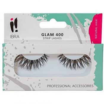 Pestañas postizas con banda de pestañas Glam 400 IBRA Makeup