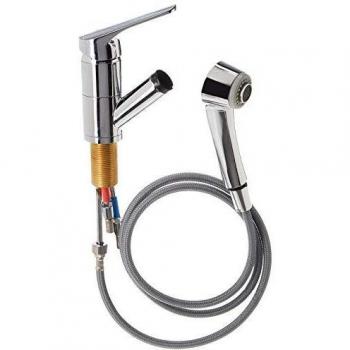 Teka - Grifo MTP978, monomando, caño alto, inox